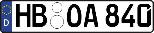 HB-OA840