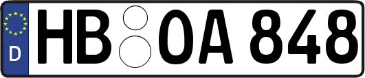 HB-OA848