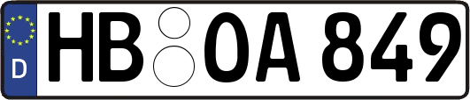 HB-OA849