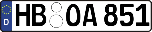 HB-OA851