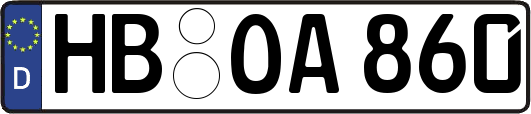 HB-OA860