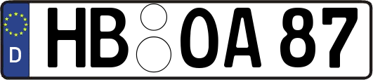 HB-OA87