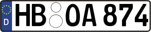 HB-OA874