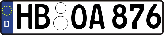 HB-OA876