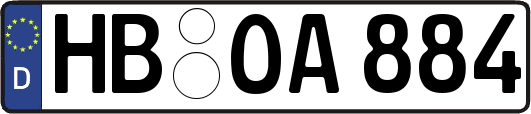HB-OA884
