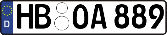 HB-OA889