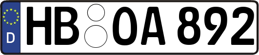 HB-OA892
