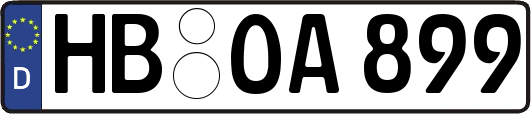 HB-OA899