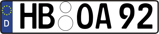 HB-OA92