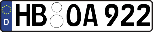 HB-OA922