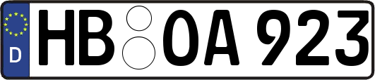 HB-OA923