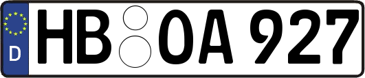 HB-OA927