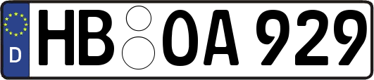 HB-OA929