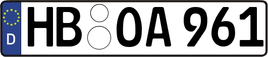 HB-OA961