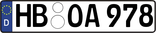 HB-OA978