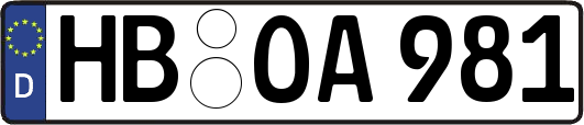 HB-OA981