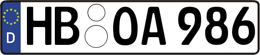 HB-OA986