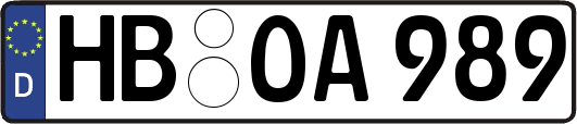 HB-OA989