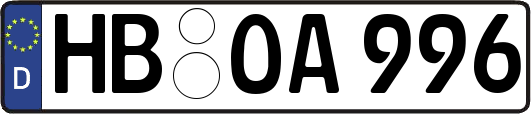 HB-OA996