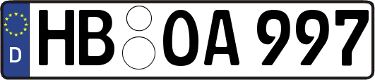 HB-OA997
