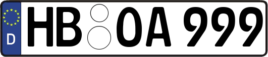 HB-OA999