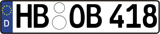 HB-OB418