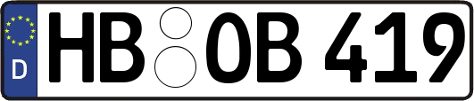 HB-OB419