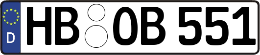 HB-OB551