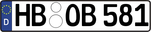 HB-OB581