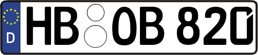 HB-OB820