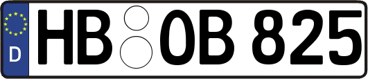 HB-OB825