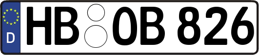HB-OB826
