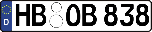 HB-OB838