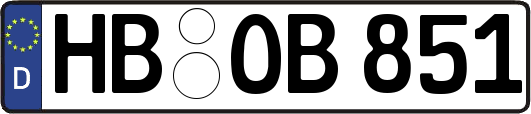 HB-OB851