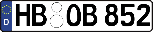 HB-OB852
