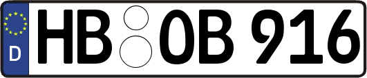 HB-OB916