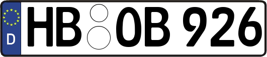 HB-OB926