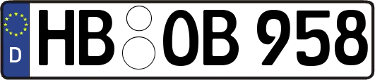 HB-OB958