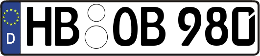 HB-OB980