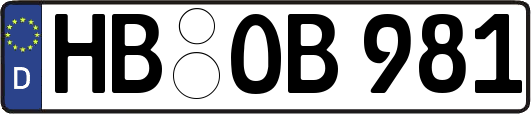 HB-OB981