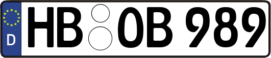 HB-OB989