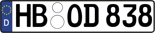 HB-OD838