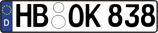 HB-OK838