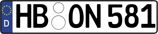 HB-ON581