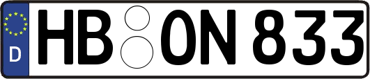 HB-ON833