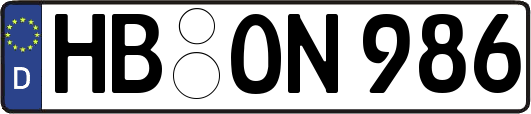 HB-ON986