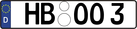 HB-OO3