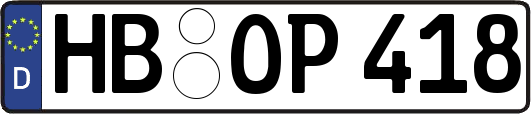 HB-OP418