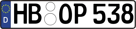 HB-OP538