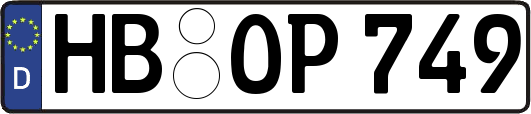 HB-OP749